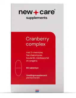 De Online Drogist New Care Cranberry Plus Tabletten 60TB aanbieding