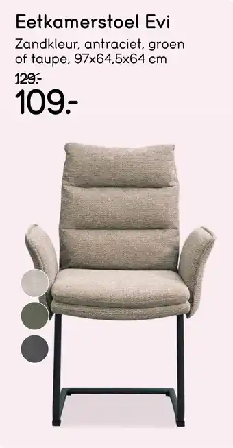 Leen Bakker Eetkamerstoel Evi aanbieding