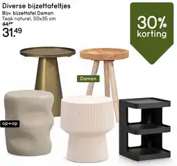 Leen Bakker Diverse bijzettafeltjes aanbieding