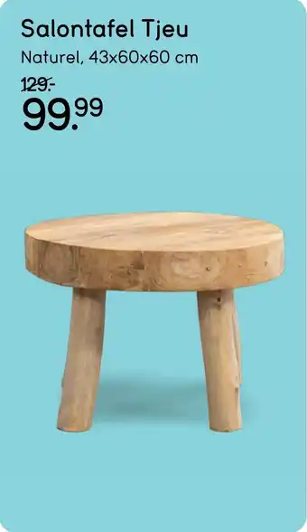 Leen Bakker Salontafel Tjeu aanbieding
