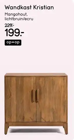 Leen Bakker Wandkast Kristian aanbieding