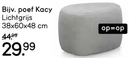 Leen Bakker Poef kacy aanbieding