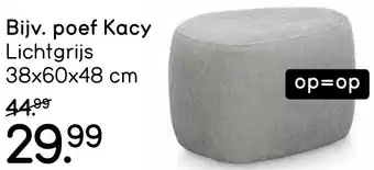 Leen Bakker Poef kacy aanbieding