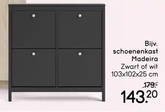 Leen Bakker Schoenenkast madeira aanbieding