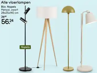 Leen Bakker Alle vloerlampen aanbieding