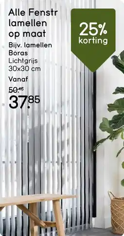 Leen Bakker Alle Fenstr lamellen op maat aanbieding
