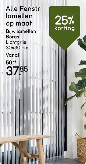 Leen Bakker Alle Fenstr lamellen op maat aanbieding