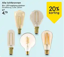 Leen Bakker Alle lichtbronnen aanbieding