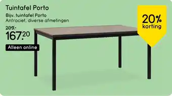 Leen Bakker Tuintafel Porto aanbieding