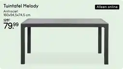 Leen Bakker Tuintafel Melody aanbieding