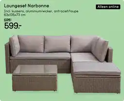 Leen Bakker Loungeset Narbonne aanbieding