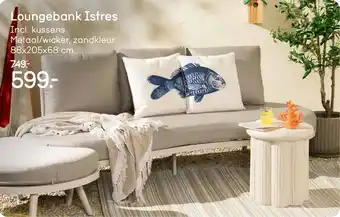 Leen Bakker Loungebank Istres aanbieding