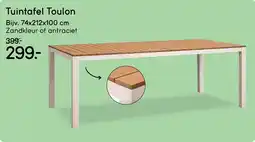 Leen Bakker Tuintafel Toulon aanbieding