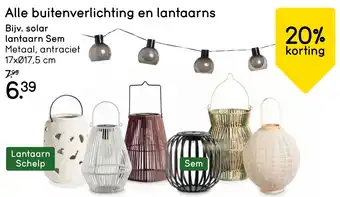 Leen Bakker Alle buitenverlichting en lantaarns aanbieding