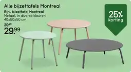 Leen Bakker Alle bijzettafels Montreal aanbieding
