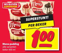 Nettorama Mona pudding aanbieding