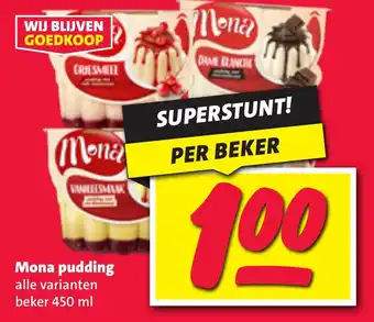 Nettorama Mona pudding aanbieding