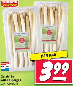 Nettorama Geschilde witte asperges aanbieding