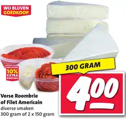 Nettorama Verse Roombrie of Filet Americain aanbieding