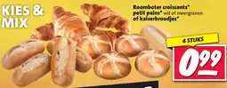 Nettorama Roomboter croissants petit pains of kaiserbroodjes aanbieding
