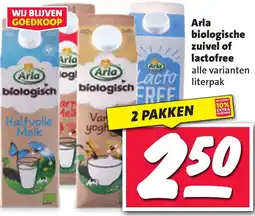 Nettorama Arla biologische zuivel of lactofree aanbieding