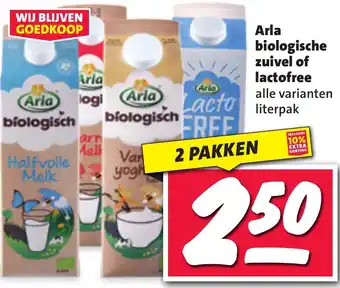 Nettorama Arla biologische zuivel of lactofree aanbieding