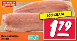 Nettorama Hele zalmzijde aanbieding