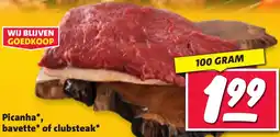 Nettorama Picanha, bavette of clubsteak aanbieding