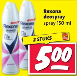 Nettorama Rexona deospray aanbieding
