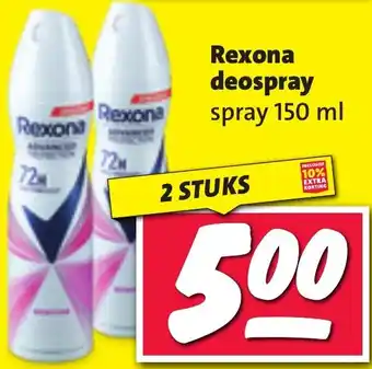 Nettorama Rexona deospray aanbieding