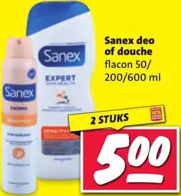 Nettorama Sanex deo of douche aanbieding
