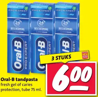 Nettorama Oral-B tandpasta aanbieding