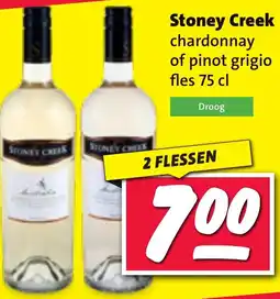 Nettorama Stoney Creek chardonnay of pinot grigio aanbieding