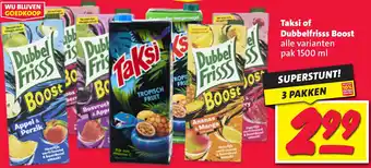 Nettorama Taksi of Dubbelfrisss Boost aanbieding