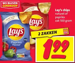 Nettorama Lay's chips aanbieding