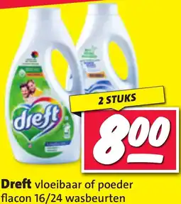 Nettorama Dreft vloeibaar of poeder aanbieding