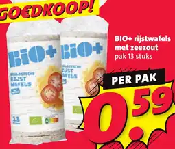 Nettorama BIO+ rijstwafels met zeezout aanbieding