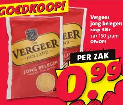 Nettorama Vergeer jong belegen rasp 48+ aanbieding