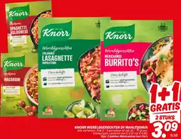 Dekamarkt Knorr wereldgerechten of maaltijdmix aanbieding