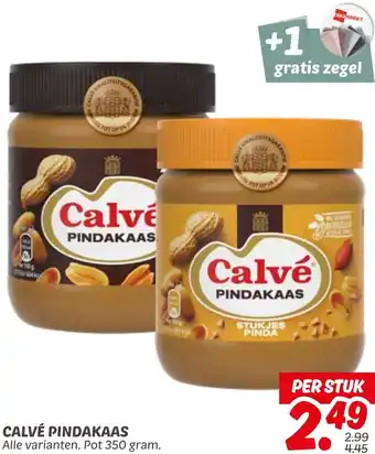 Dekamarkt Calvé pindakaas aanbieding