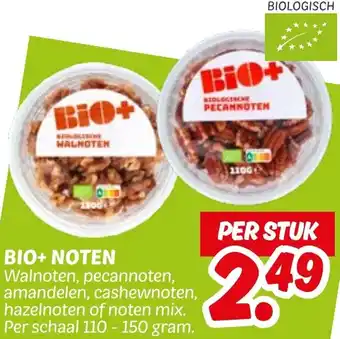 Dekamarkt Bio+ noten aanbieding