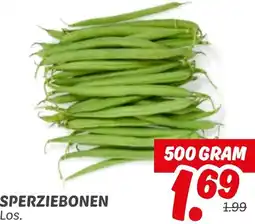 Dekamarkt Sperziebonen aanbieding