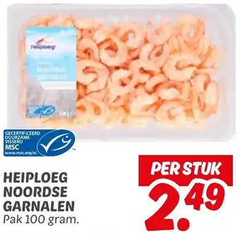 Dekamarkt Heiploeg noordse garnalen aanbieding