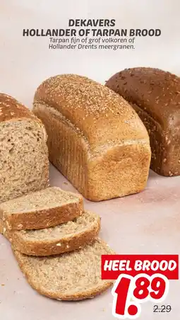 Dekamarkt Dekavers hollander of tarpan brood aanbieding