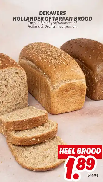 Dekamarkt Dekavers hollander of tarpan brood aanbieding