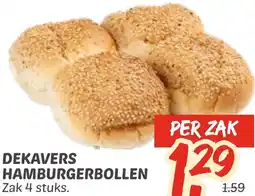 Dekamarkt Dekavers hamburgerbollen aanbieding