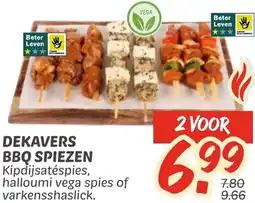 Dekamarkt Dekavers bbq spiezen aanbieding