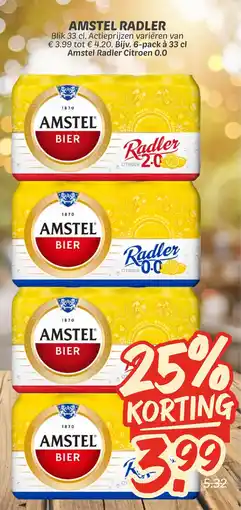Dekamarkt Amstel radler aanbieding