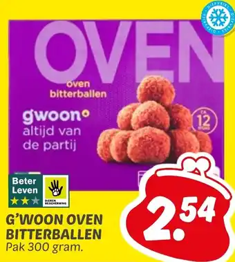 Dekamarkt G'woon oven bitterballen aanbieding