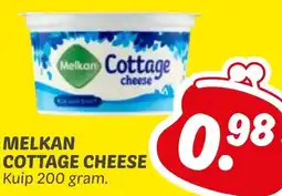 Dekamarkt Melkan cottage cheese aanbieding